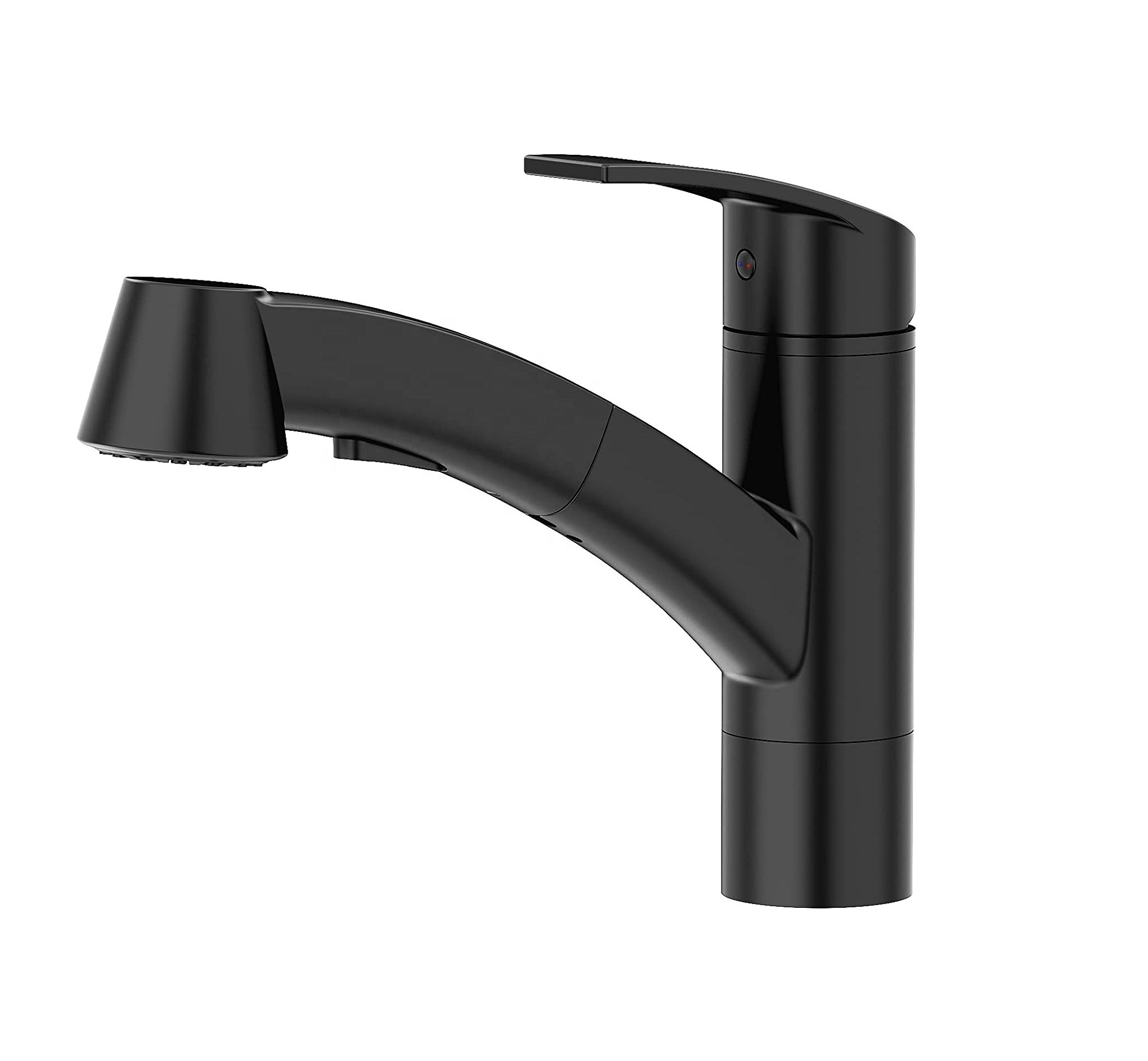 Robinet réglable noir robinet de cuisine robinet d'eau pulvérisateur de robinet rotatif à 360 degrés