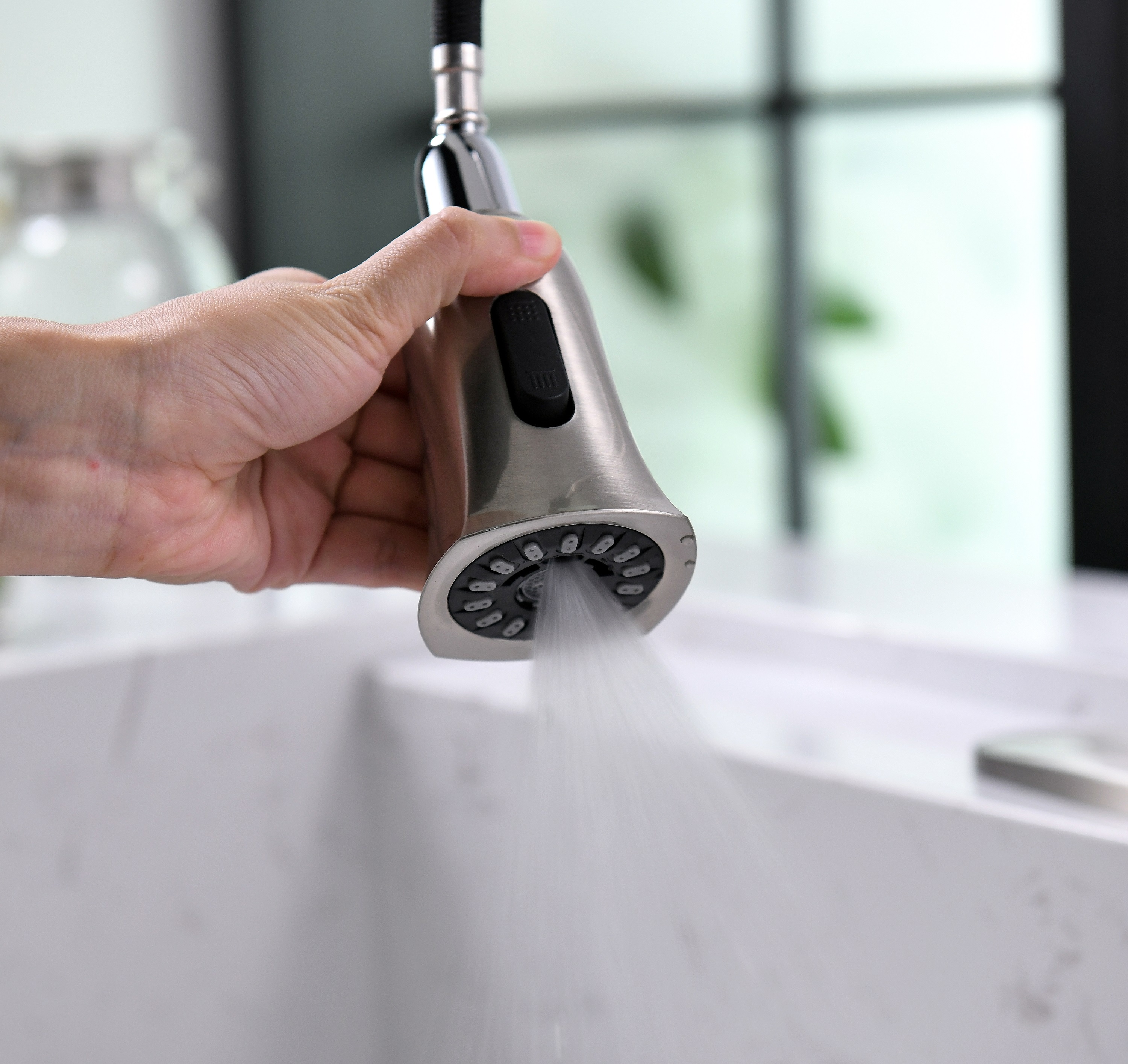 Robinet avec capteur 360 degrés robinet de cuisine intelligent sans contact robinet d'eau tirez vers le bas robinet de cuisine tactile intelligent
