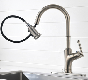 APS135-BN cuisine-robinet Cupc bec pivotant pour robinet d'évier de cuisine robinet de cuisine à tirette