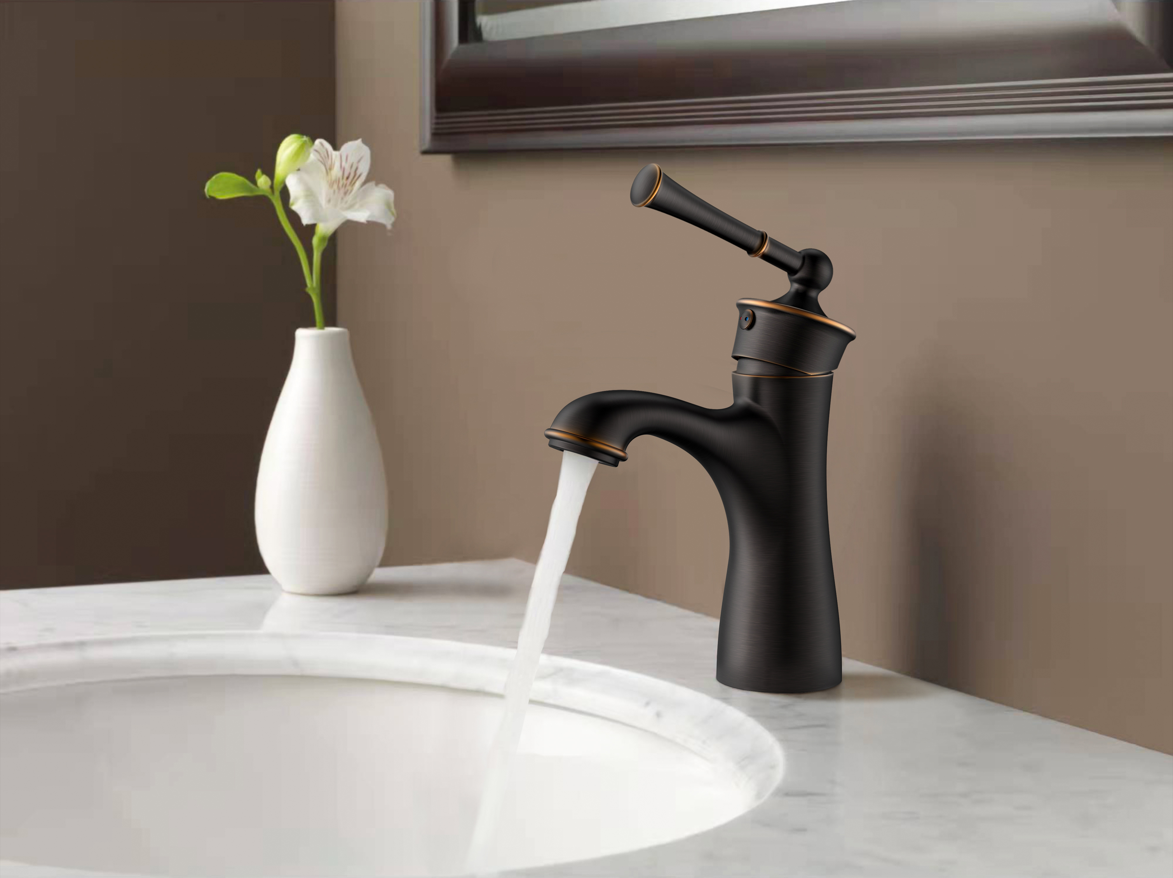 Style redéfini : exploration de l'attrait intemporel des robinets de salle de bains noir mat et chrome standard